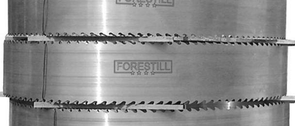 Forestill band saw blades with double cut